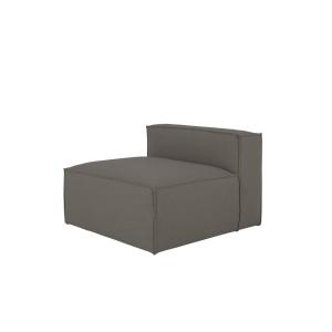 Fauteuil couleur gris foncé 110x90cm