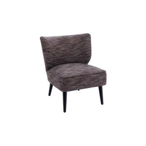 Fauteuil crapaud en tissu multicolore