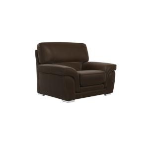 Fauteuil cuir H90 coffee