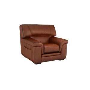 Fauteuil cuir H92 whisky