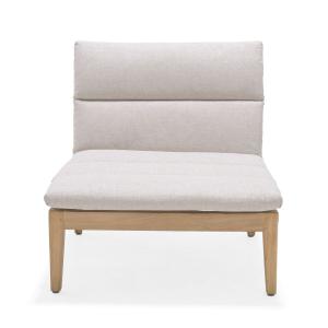 Fauteuil d'extérieur tissu beige