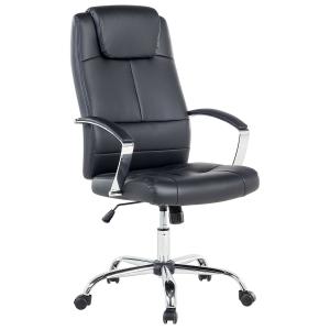 Fauteuil de bureau Cuir PU Noir