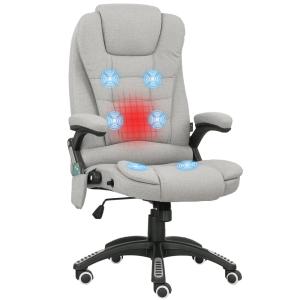 Fauteuil de bureau direction massant chauffant réglable tis…