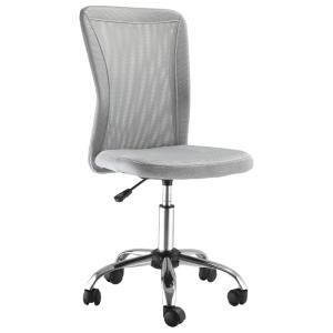 Fauteuil de bureau ergonomique hauteur réglable maille gris