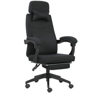 Fauteuil de bureau manager repose-pied coussin lombaires no…