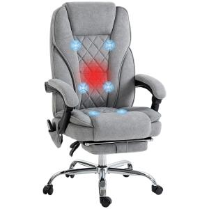 Fauteuil de bureau massant et chauffant hauteur réglable gr…