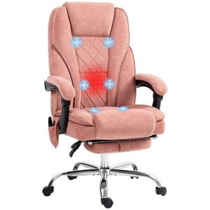 Fauteuil de bureau massant et chauffant hauteur réglable ro…