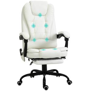 Fauteuil de bureau massant hauteur réglable dossier inclina…