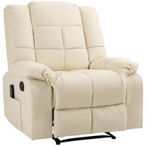 Fauteuil de massage télécommande incluse revêtement synthét…