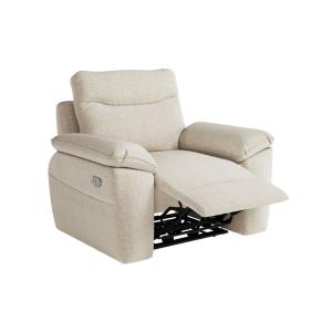 Fauteuil de relaxation électrique en tissu texturé 3D - Bei…