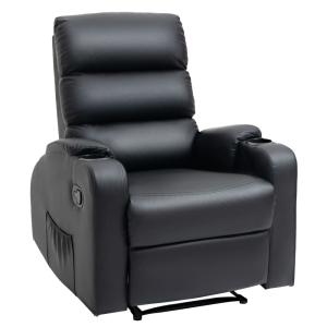 Fauteuil de relaxation inclinable revêtement synthétique no…