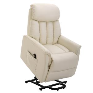 Fauteuil de relaxation releveur inclinable synthétique tiss…