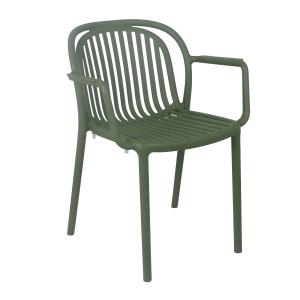 Fauteuil de terrasse vert olive