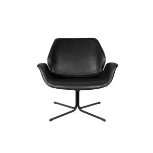 Fauteuil design en plastique noir