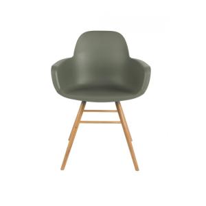 Fauteuil design en plastique vert