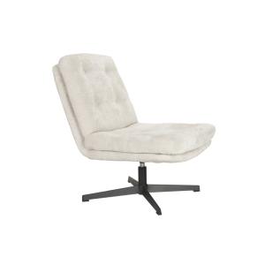 Fauteuil design en polyester blanc