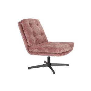 Fauteuil design en polyester rose