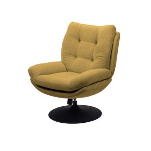 Fauteuil design et confortable pivotant camel