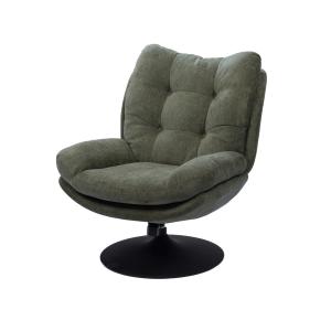 Fauteuil design et confortable pivotant vert