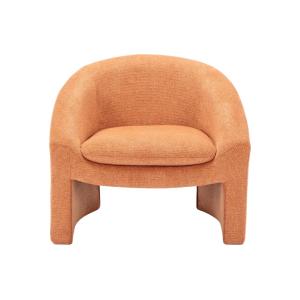 Fauteuil droit  terracotta