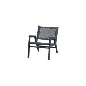 Fauteuil en aluminium noir