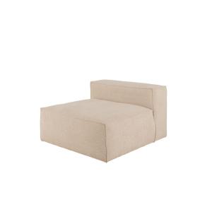 Fauteuil en bouclé couleur beige 110x90cm