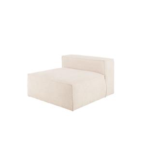 Fauteuil en bouclé couleur blanc cassé 110x90cm