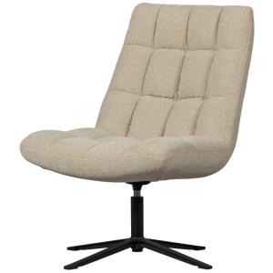 Fauteuil en bouclé sable