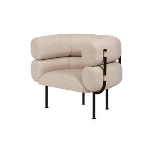 Fauteuil en laine, beige