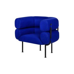 Fauteuil en laine, myrtille