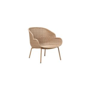 Fauteuil en osier clair