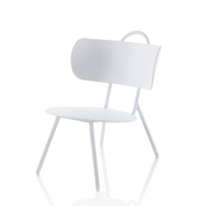 Fauteuil en polypropylène blanc