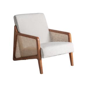 Fauteuil en rotin marron 69x82x78 cm