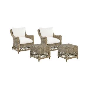 Fauteuil en rotin naturel H78