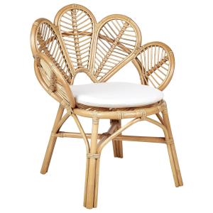 Fauteuil en rotin naturel H88