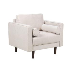 Fauteuil en tissu beige H78