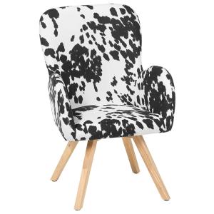 Fauteuil en tissu blanc H90