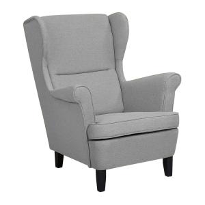 Fauteuil en tissu gris H102