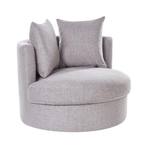 Fauteuil en tissu gris H61