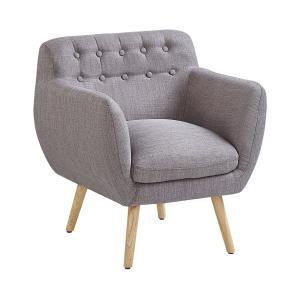 Fauteuil en tissu gris H77