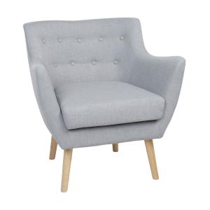 Fauteuil en tissu gris H84