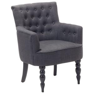 Fauteuil en tissu gris H85