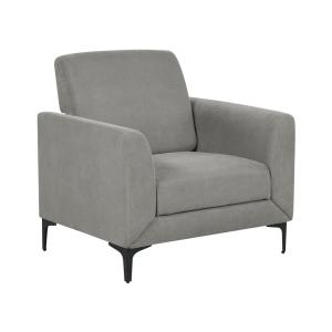 Fauteuil en tissu gris H90