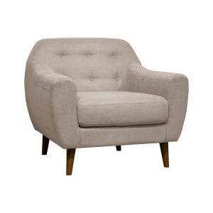 Fauteuil en tissu H78 crème