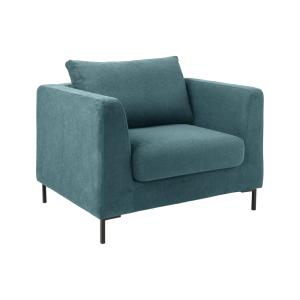 Fauteuil en tissu océan