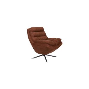 Fauteuil en tissu rouge