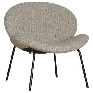 Fauteuil en tissu vert chiné