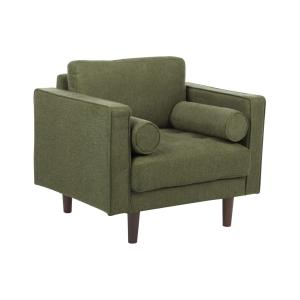 Fauteuil en tissu vert H78