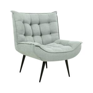 Fauteuil en tissu vert H92