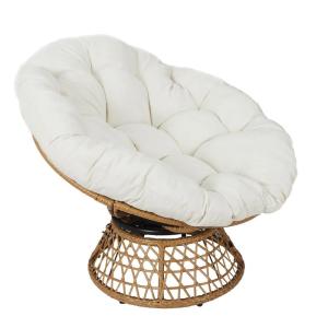 Fauteuil extérieur Cancun coussin blanc